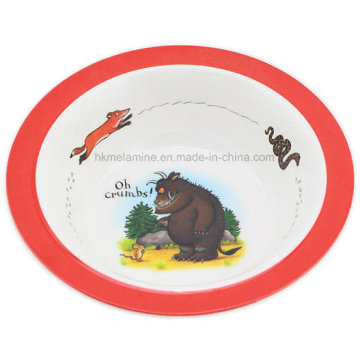 Melamina Kids Soup Bowl con Logo (BW7082)